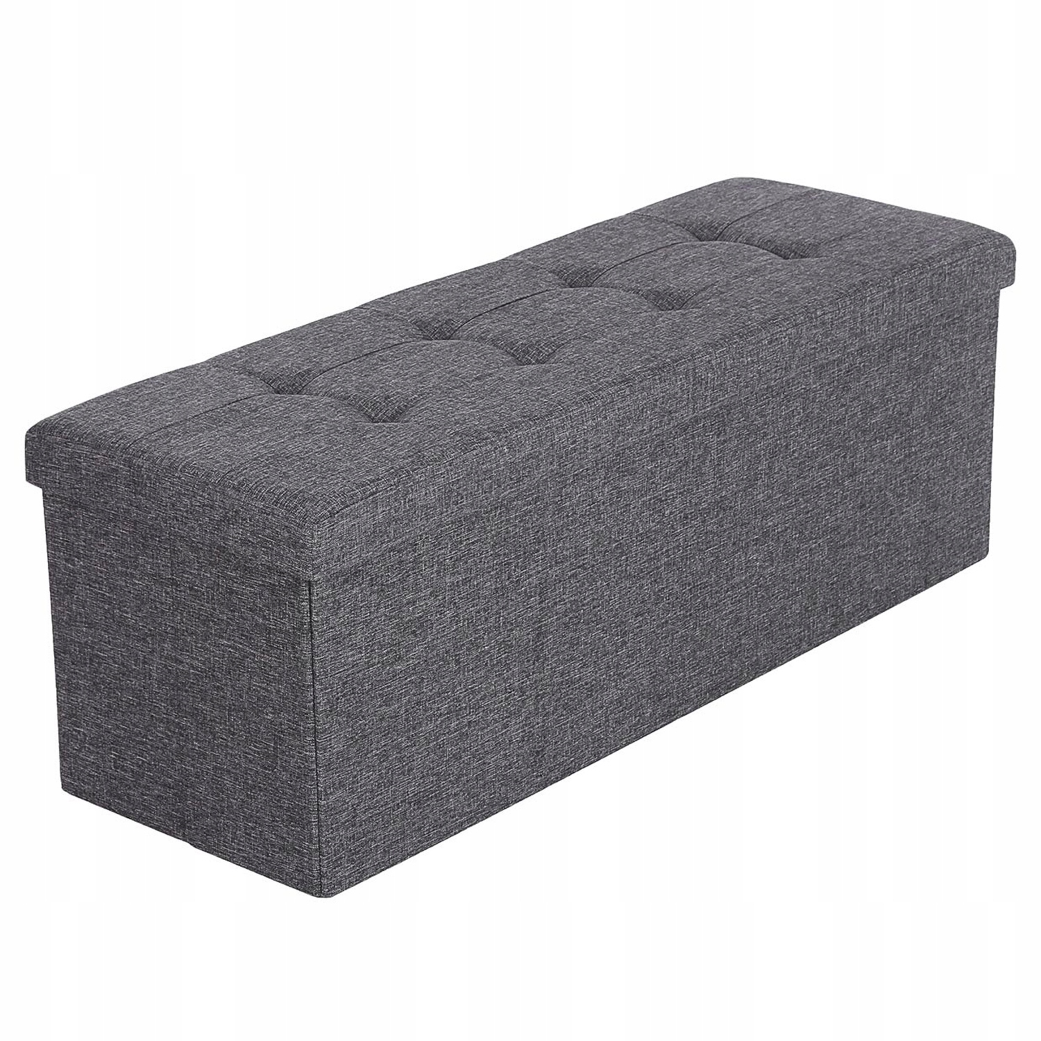 

Puf tapicerowany taboret ze schowkiem skrzynia