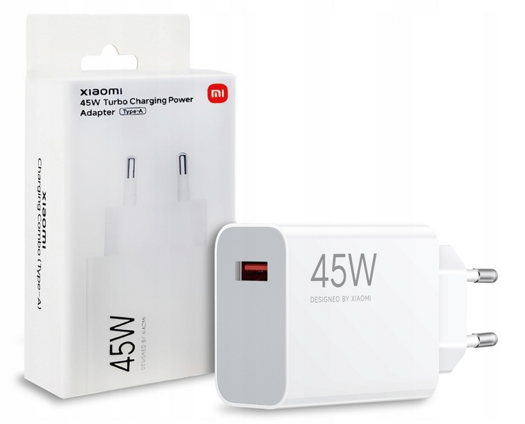 Xiaomi 45W Turbo Charger - Schnellladeadapter Mit USB-A Für EU-Steckdosen