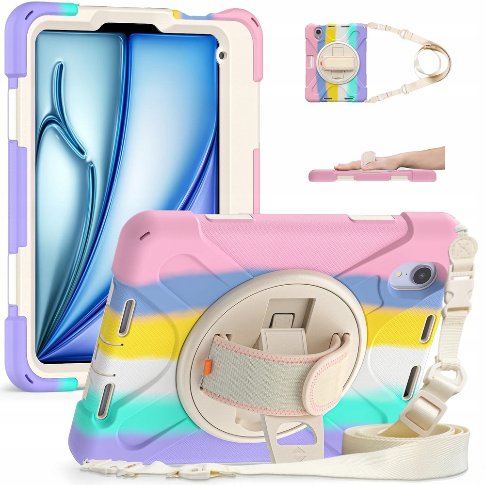 Pouzdro Výkonné Pro Ipad Air 13" 6 Gen 2024 Case S Páskem Pouzdro