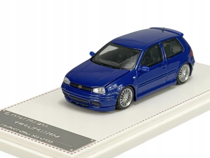 Focal Horizon Vw Volkswagen Golf Gti MK4 Niebieski 1:64 FH031 Nowy Model