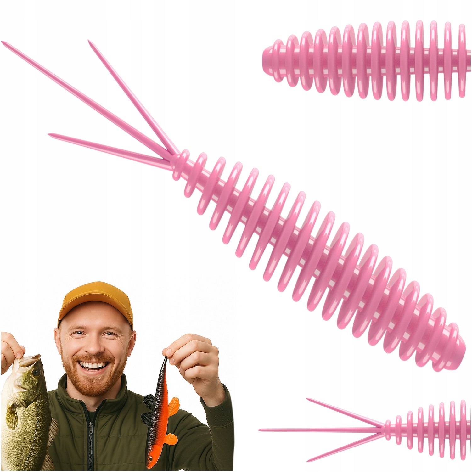 Guma Przynęta Libra Lures Turbo Worm 56mm na pstrągi Ser 017 Bubble gum