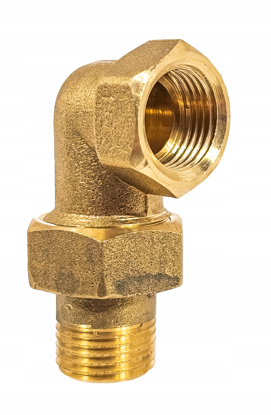 ŚRUBUNEK MOSIĘŻNY KĄTOWY 1/2 CALA GW GZ DN15 STOŻKOWY SOLIDNY MOCNY MOSIĄDZ Marka Sizer