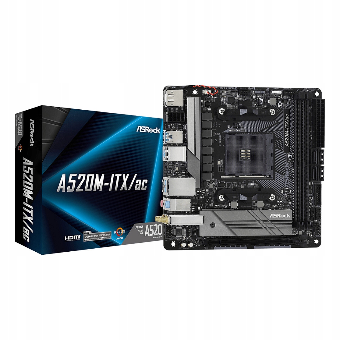 ASRock A520M-ITX/AC (AM4)