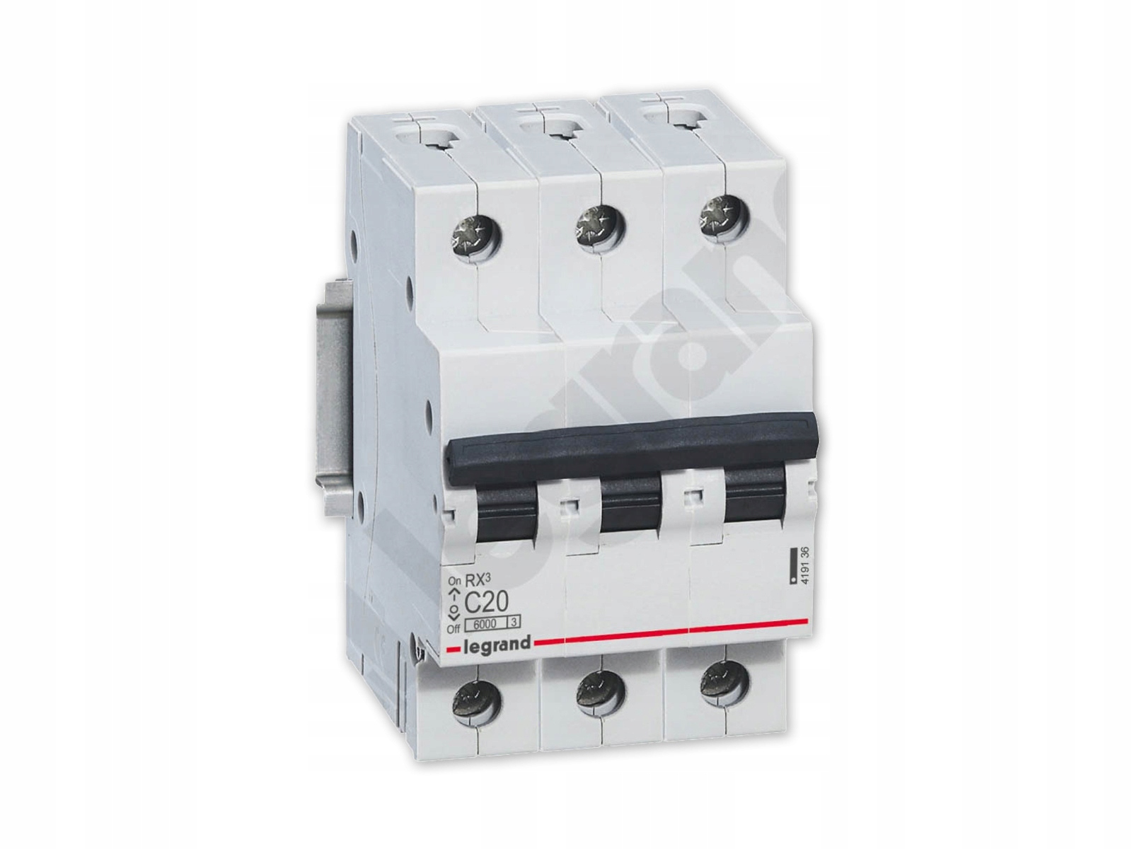 

Legrand wyłącznik nadprądowy 3P C20A S303 RX3