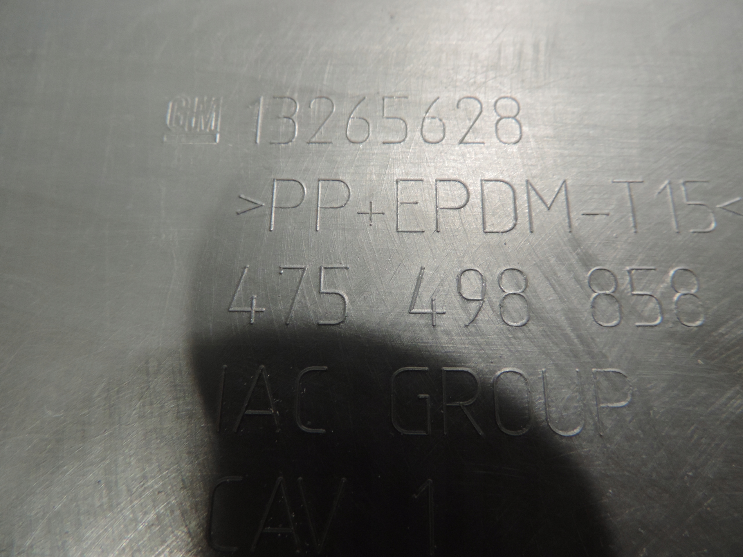 OPEL MERIVA B TAPICERKA OSŁONA KLAPY NOWA