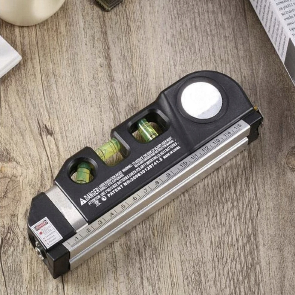 Poziomica Laserowa z Miarą 250 cm Laser 3 Libelki Marka BIGSTREN