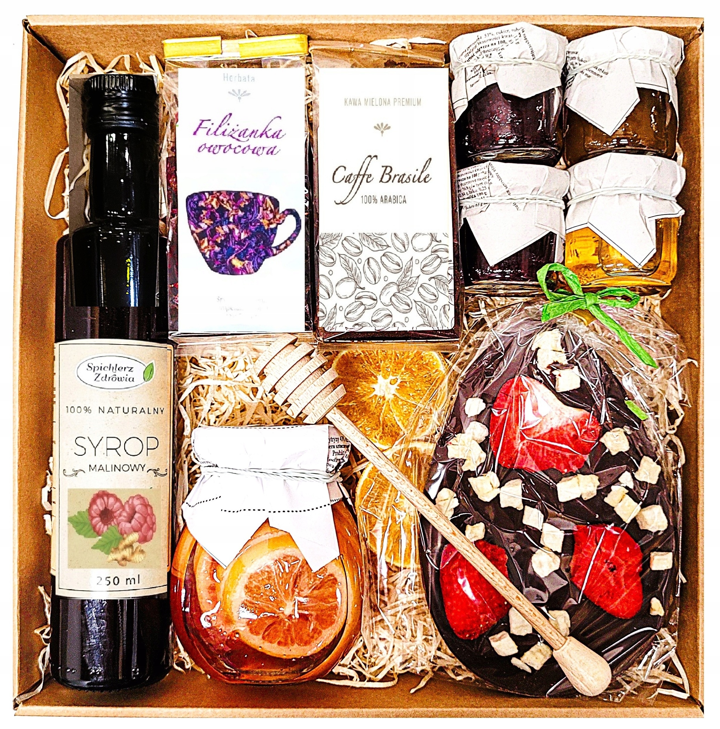 Dárkový Koš Dárek Dárkové Balení Čaje Med Čokoláda Vejce Na Velikonoce