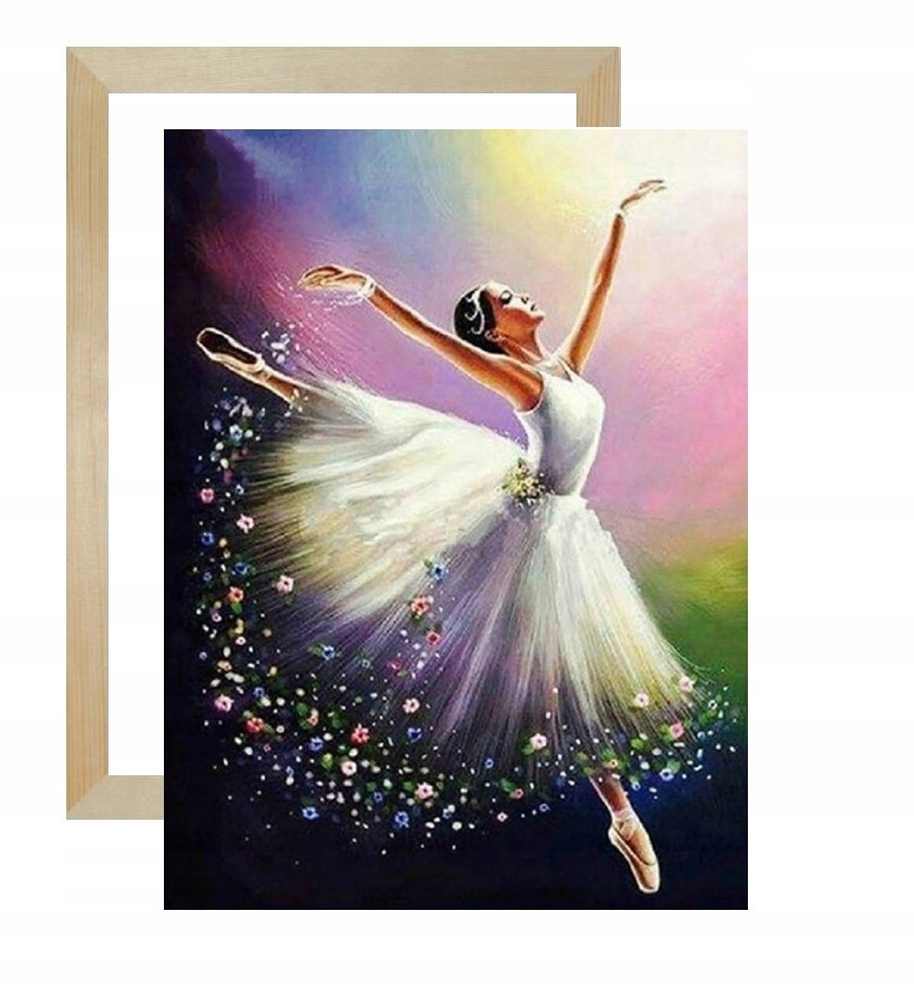 

Ramka 25X35 Drewniana Diamentowy Haft Mozaika