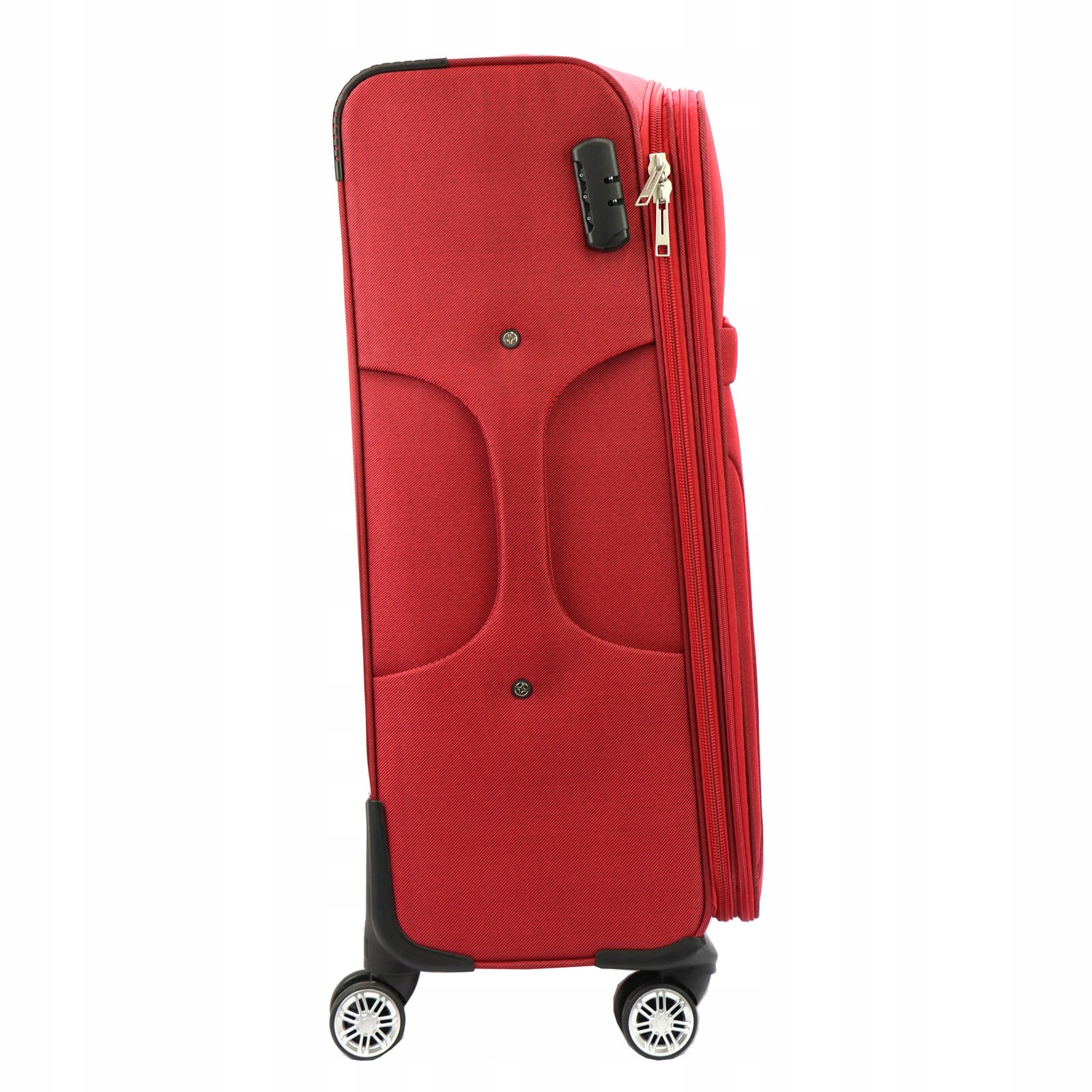 KOMPLET MIĘKKICH WALIZEK PODRÓŻNYCH MAŁA ŚREDNIA DUŻA MARKI JONY Zawartość zestawu duża walizka mała walizka średnia walizka