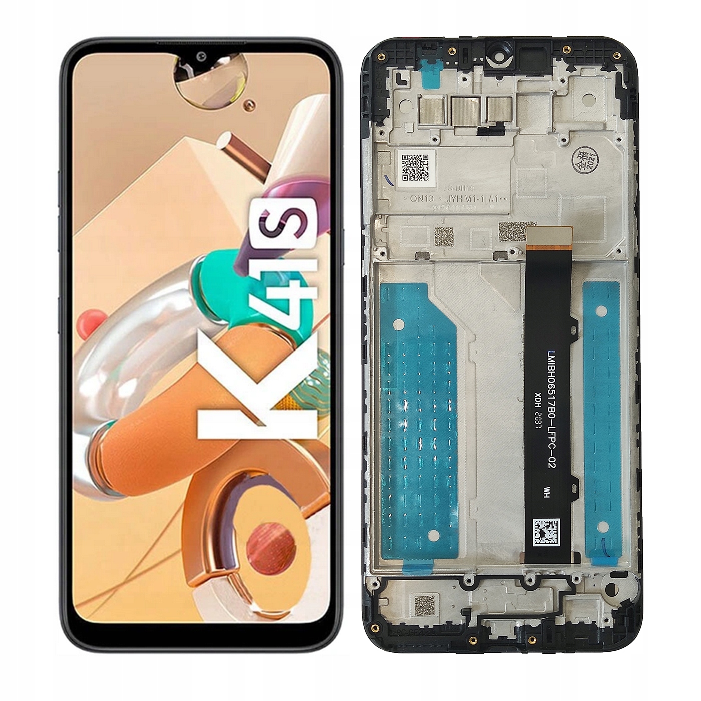 

LCD Wyświetlacz Ekran Dotyk do Lg K41s Ramka