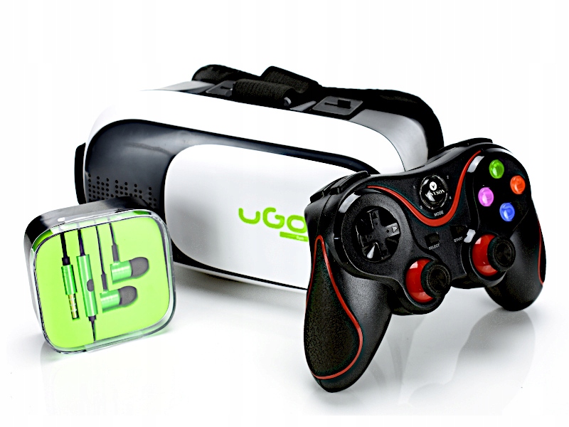 Sada na Dárek Brýle Vr Sluchátka Gamepad Bt