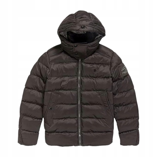 G-star Raw Pánská Péřová Bunda Černá S Kapucí M J5G