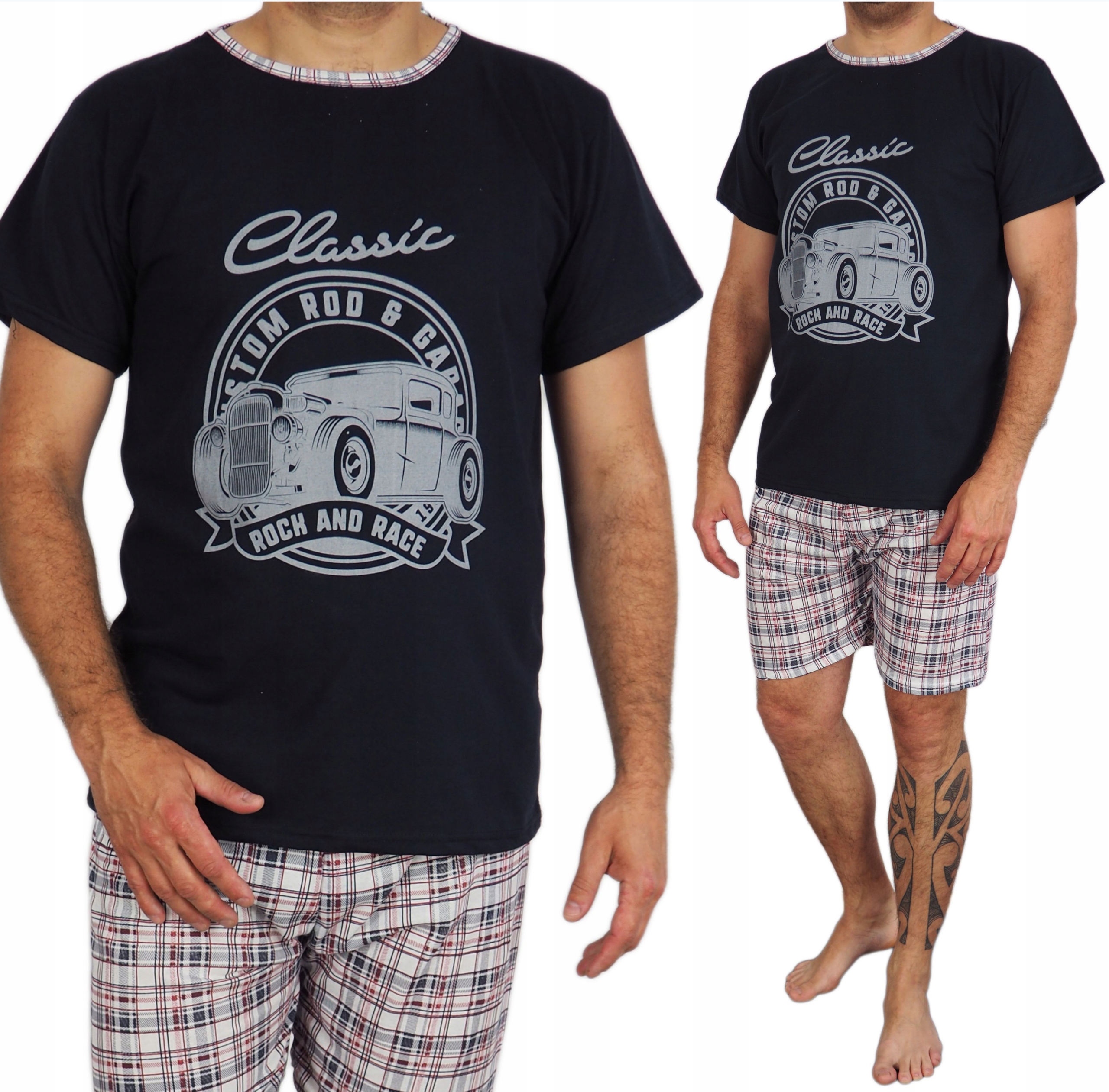 

Piżama Męska XXL bawełna Hot Rod chłopak Tata