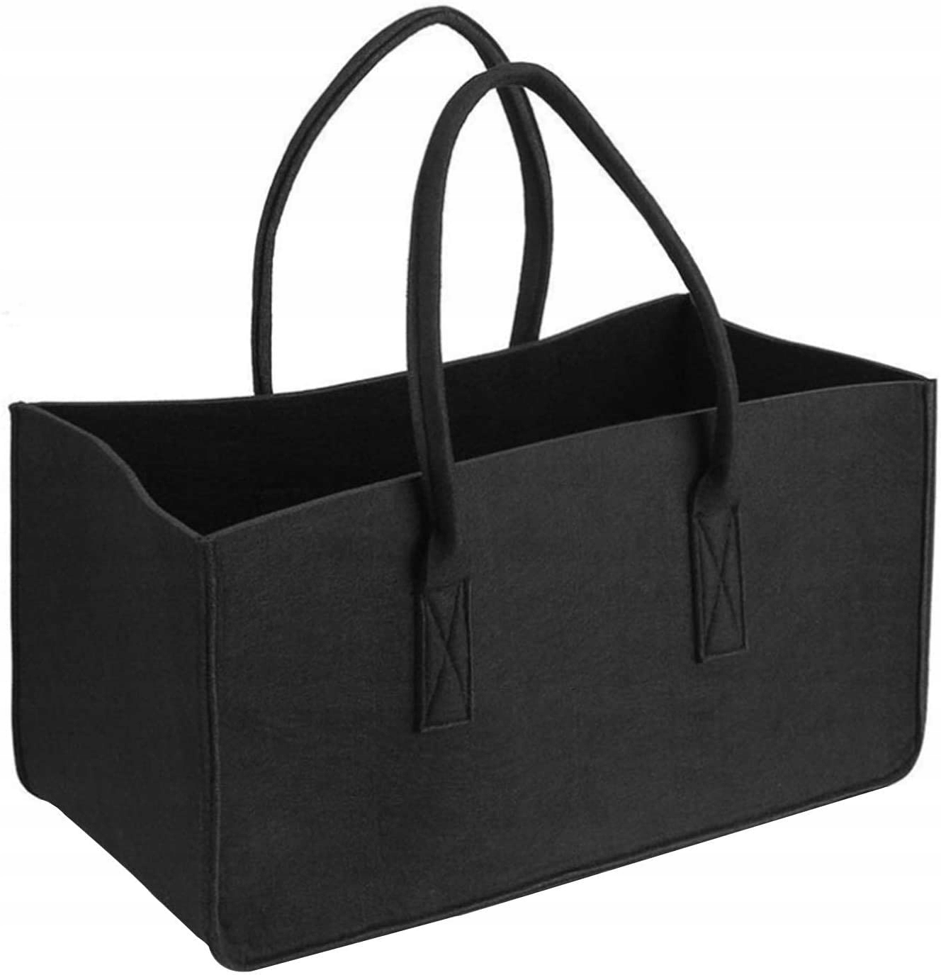 

Torba zakupowa kosz na drewno filc organizer Filc