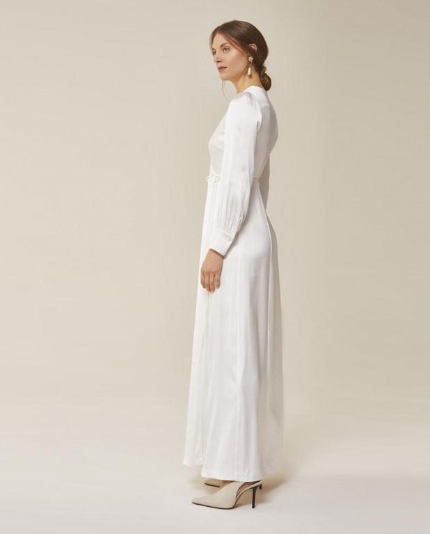 Ivy&oak Svatební Šaty Maxi Obálkové Slm 38