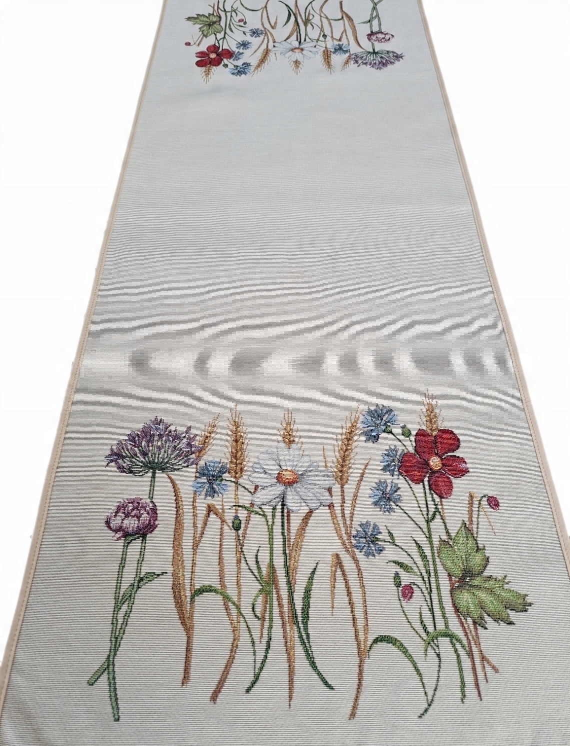 

Bieżnik Na Ławę W Kwiaty Polne Łąka Ecru 40x100 cm