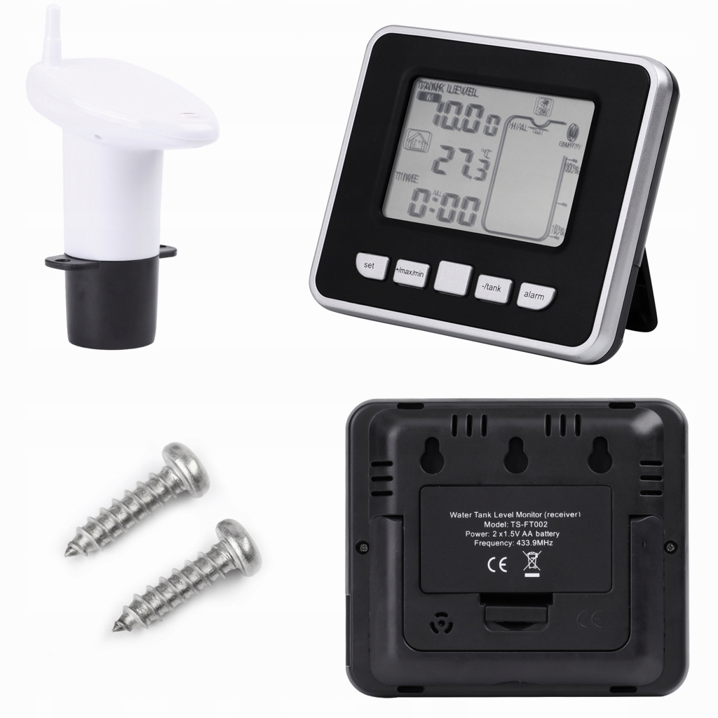 Ultradźwiękowy Czujnik Poziomu Cieczy LCD