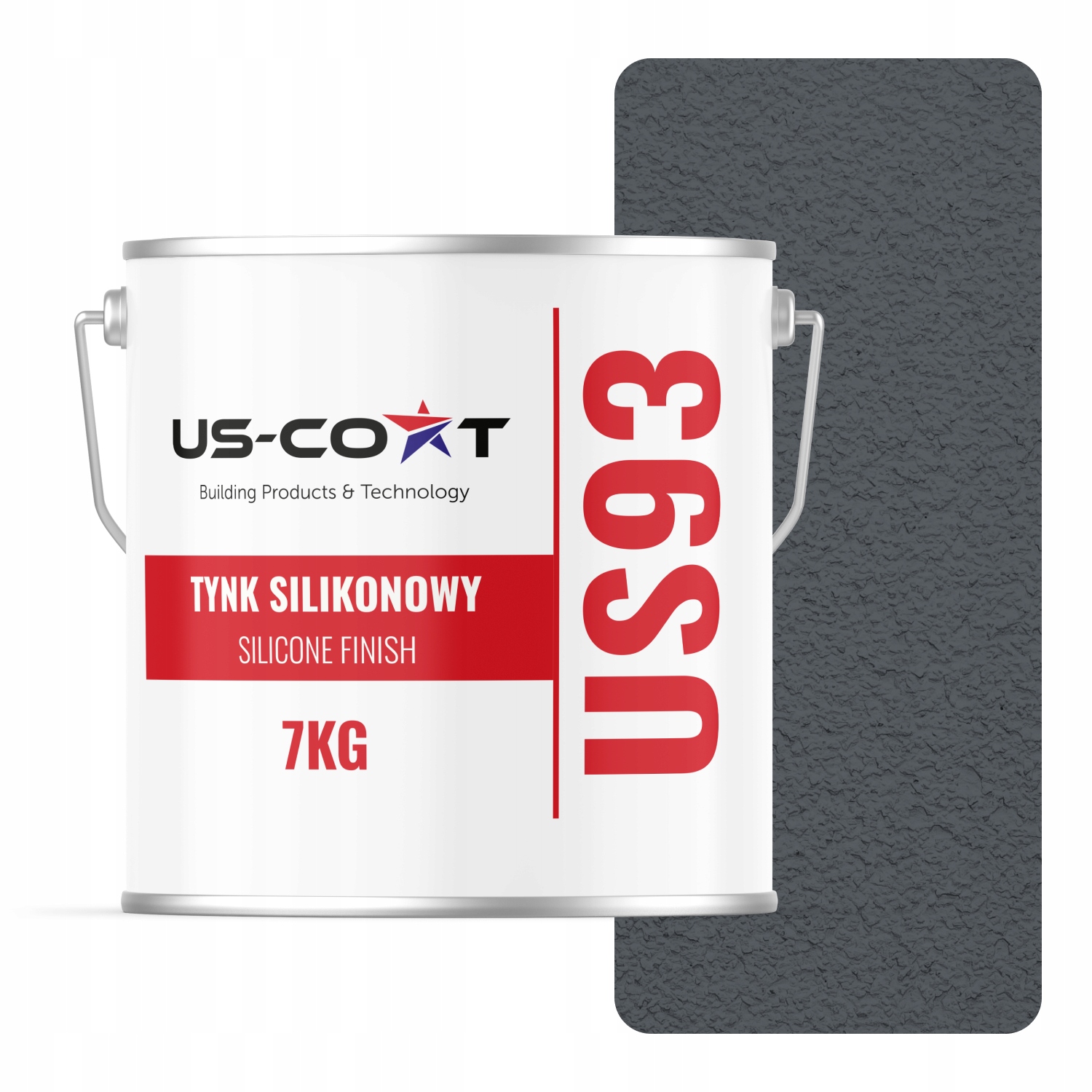 Silikonová Fasádní Omítka Grafitová F256 7KG Beránek Granulace 1.5mm