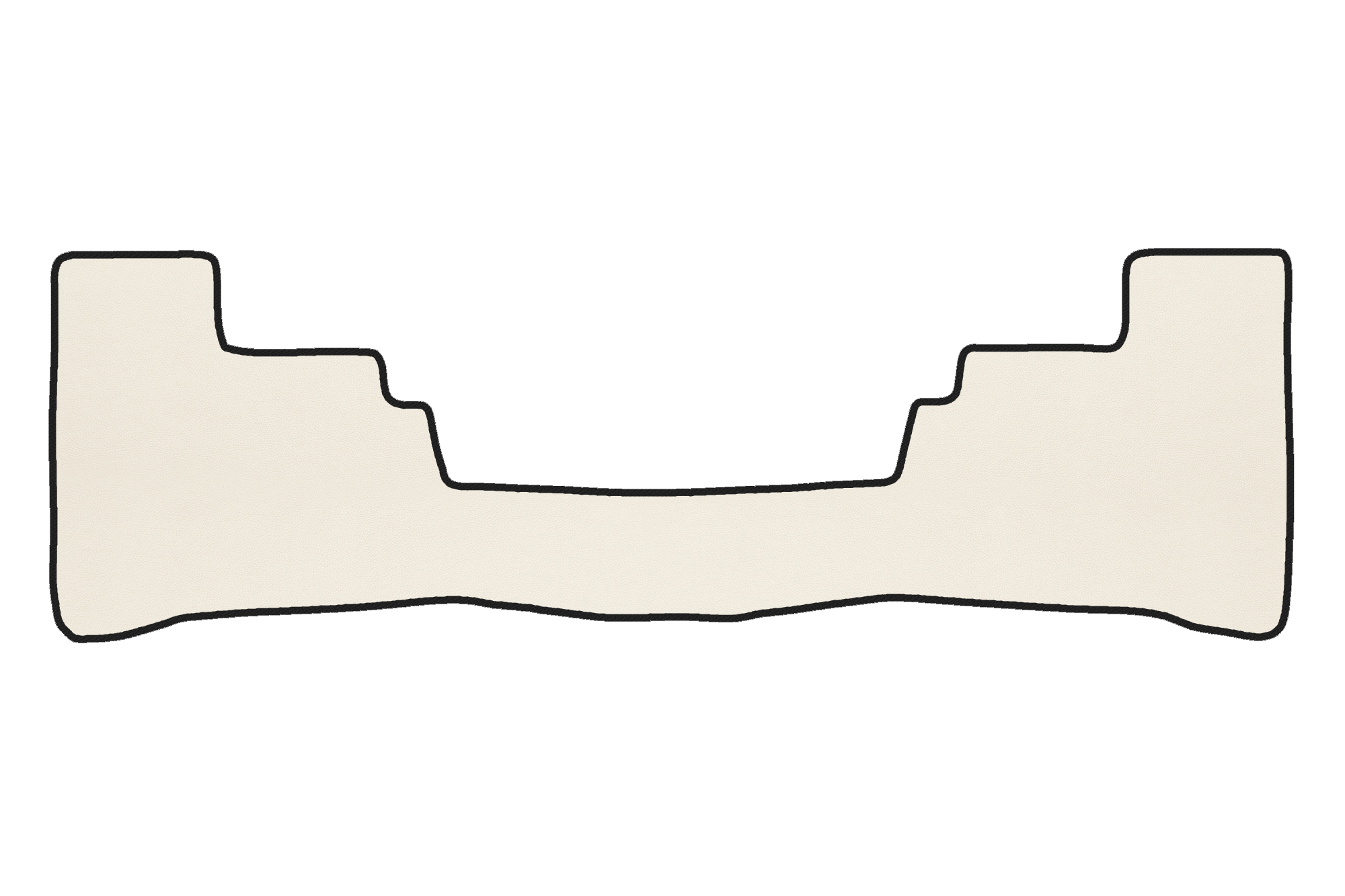 Килимки весь задній MERCEDES S-Class W221 05-13