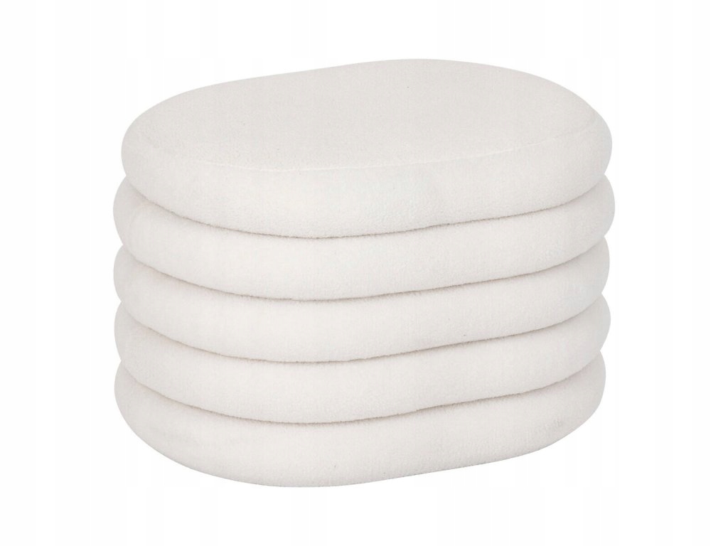 Čalúnený stolík boucle s úložným priestorom Giulia, 59 x 45 x 40 cm