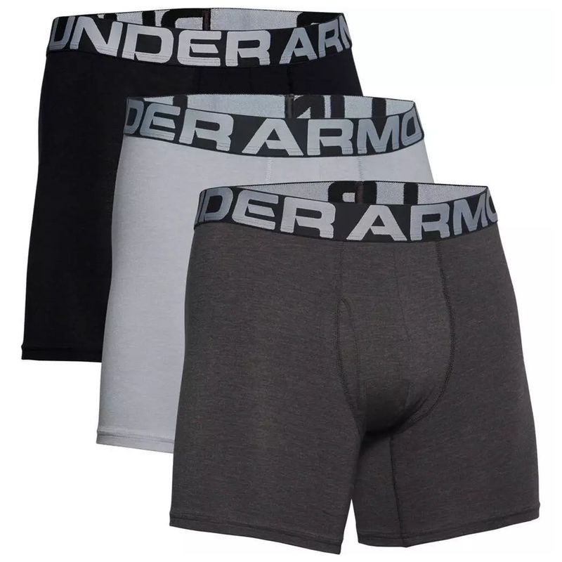 Boxerky Under Armour Charged Cotton 6IN 3 Pack Men 012 S