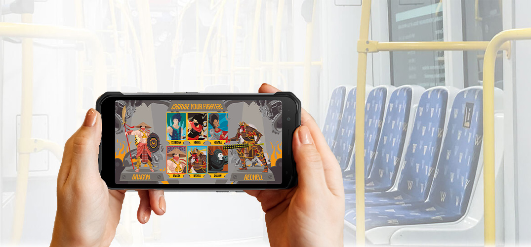 HAMMER Construction Pancerny Smartfon 6GB RAM IP69 Ładowarka w komplecie nie