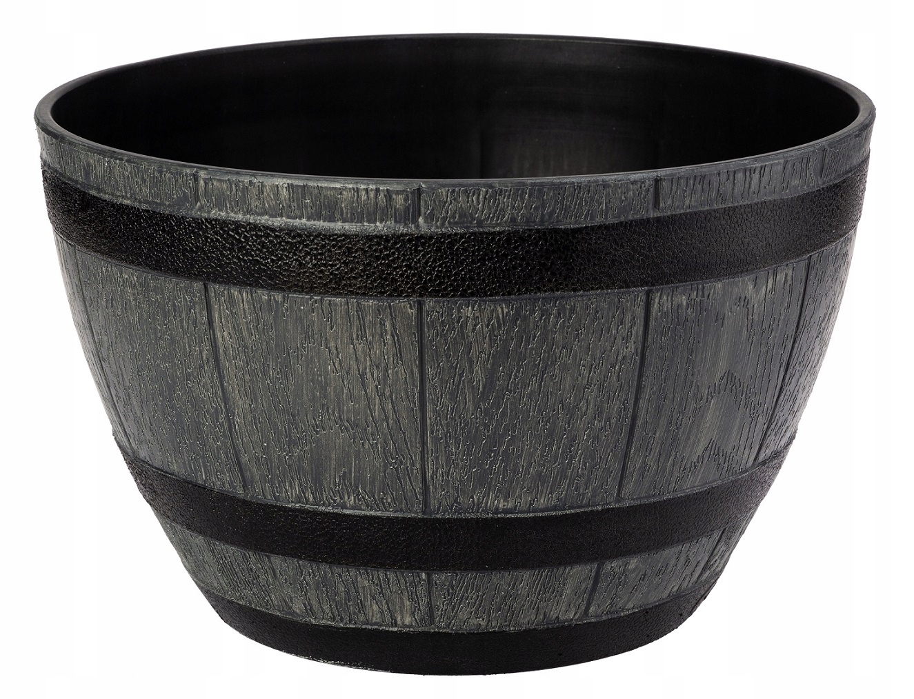 

Donica okrągła skrzynka beczka Barrel 50 cm szary