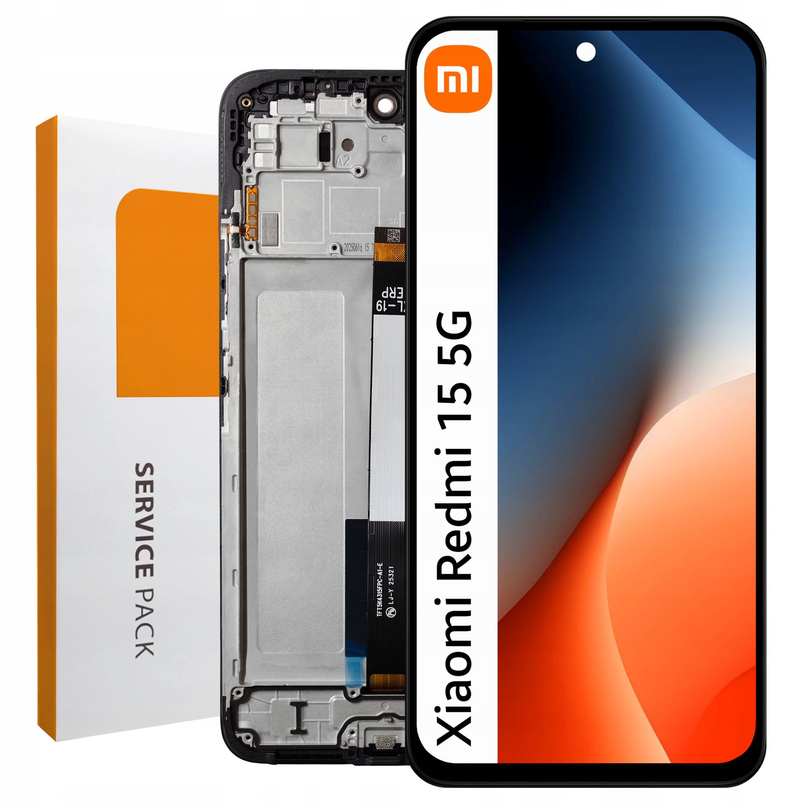 25057RN09E pro Xiaomi Redmi 15 5G Sp LCD Rámeček Matice Originál Zila