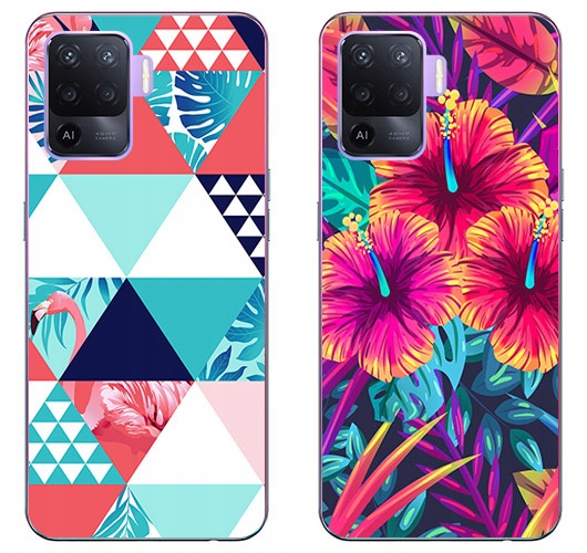 

2 x Etui Silikon Do Oppo Reno 5 Lite Szkło