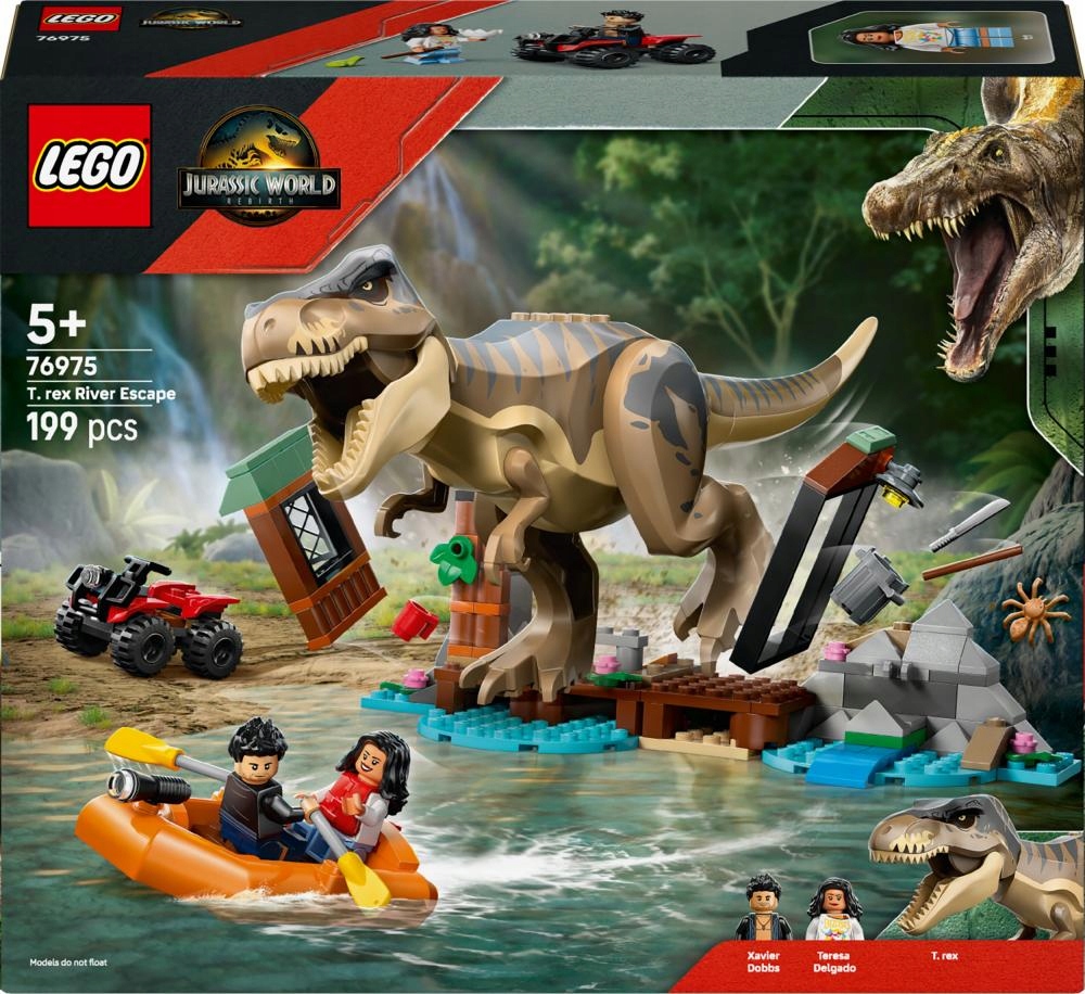 Lego Jurský Svět Útěk řekou před tyranosaurem 76975
