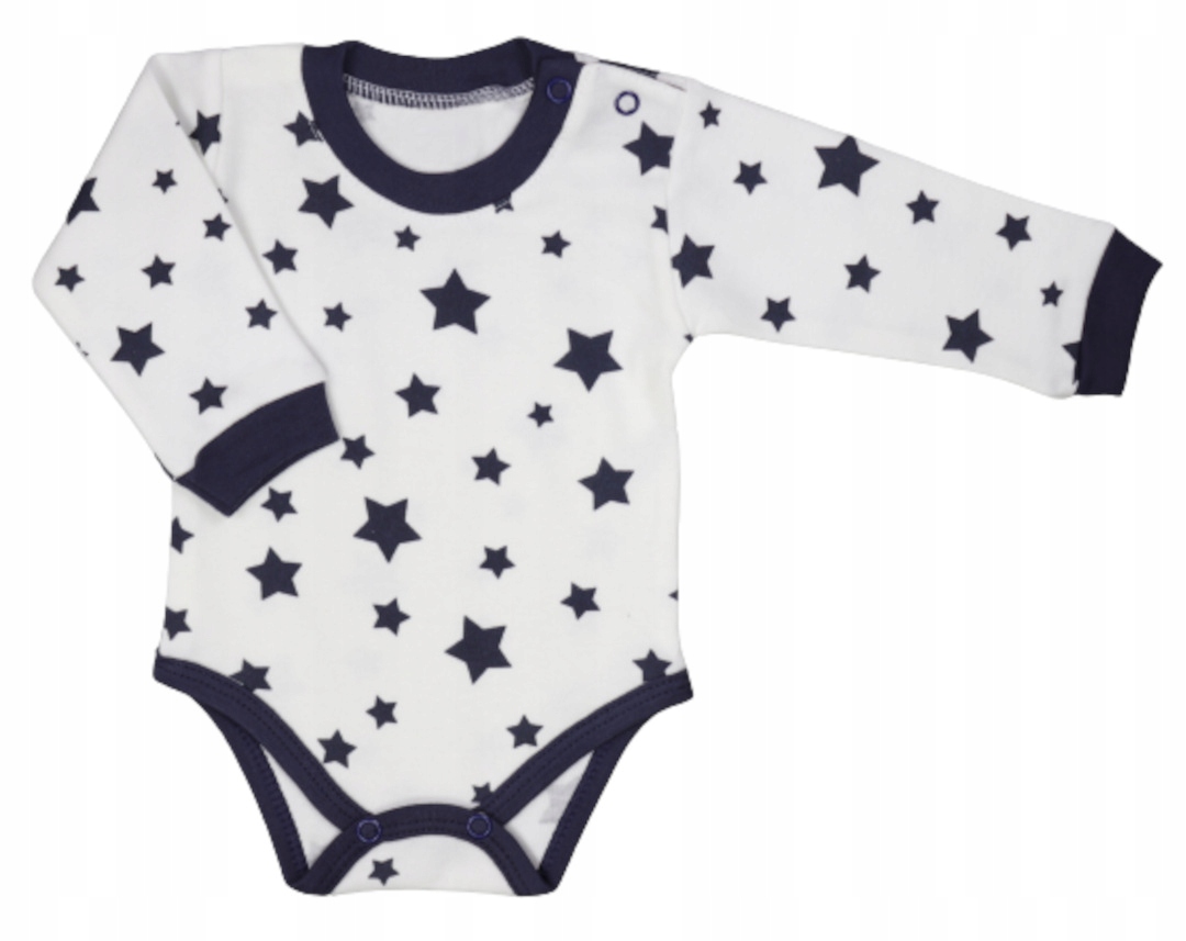 

Bawełniane body z długim rękawem 80 polski produkt