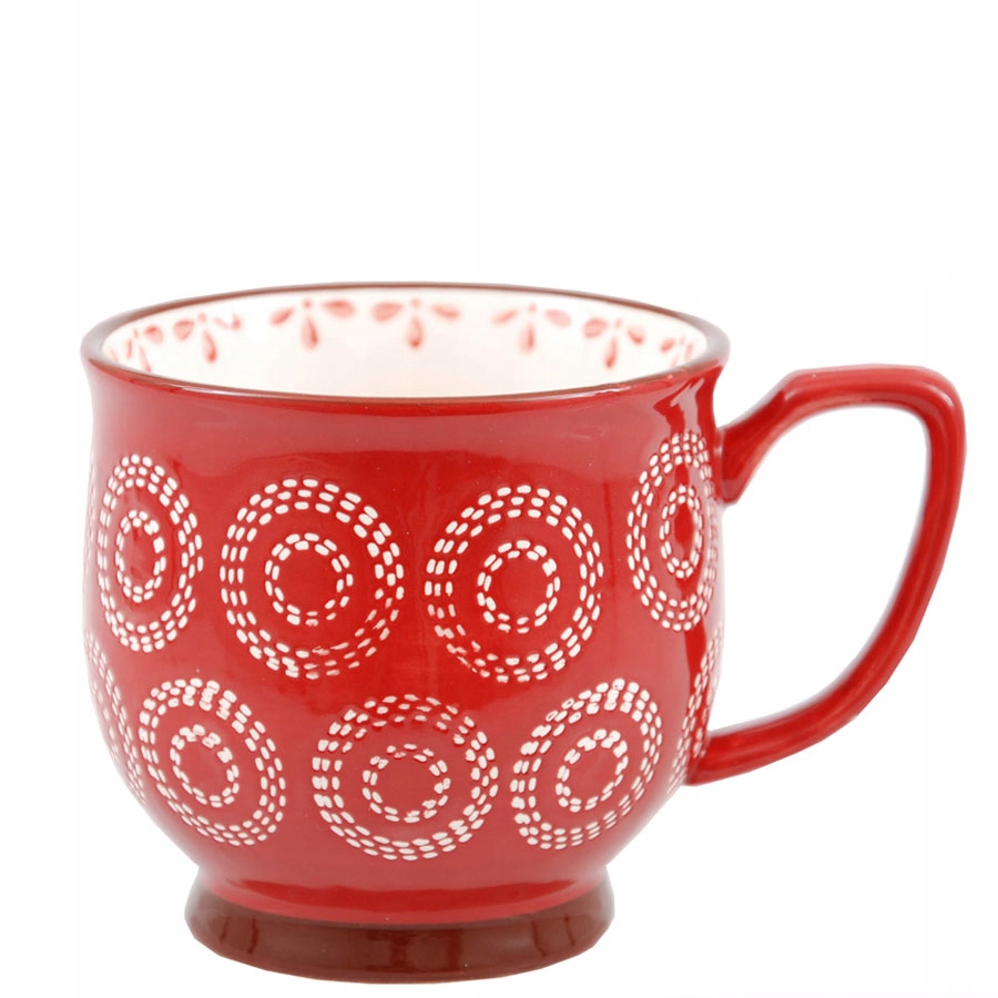 

Kubek Ceramiczny Czerwony 9x9 Seria Świąteczna