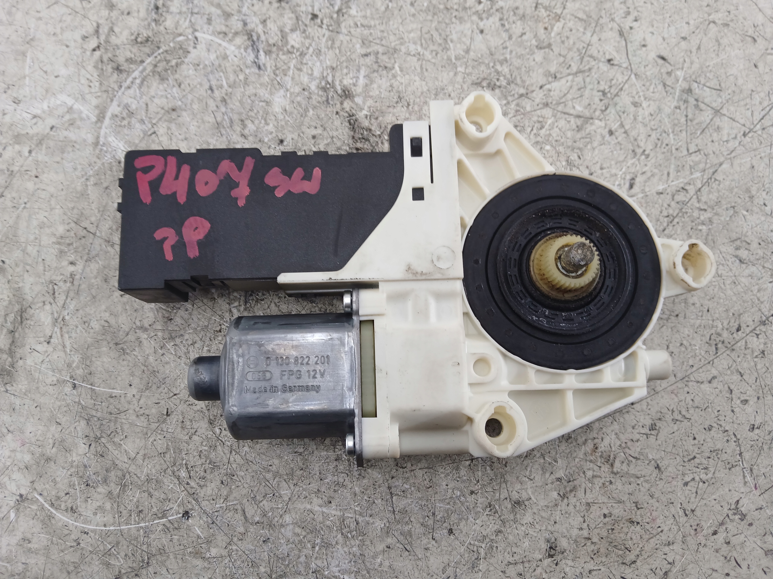 PEUGEOT 407 mini motor windows right front 0130822201