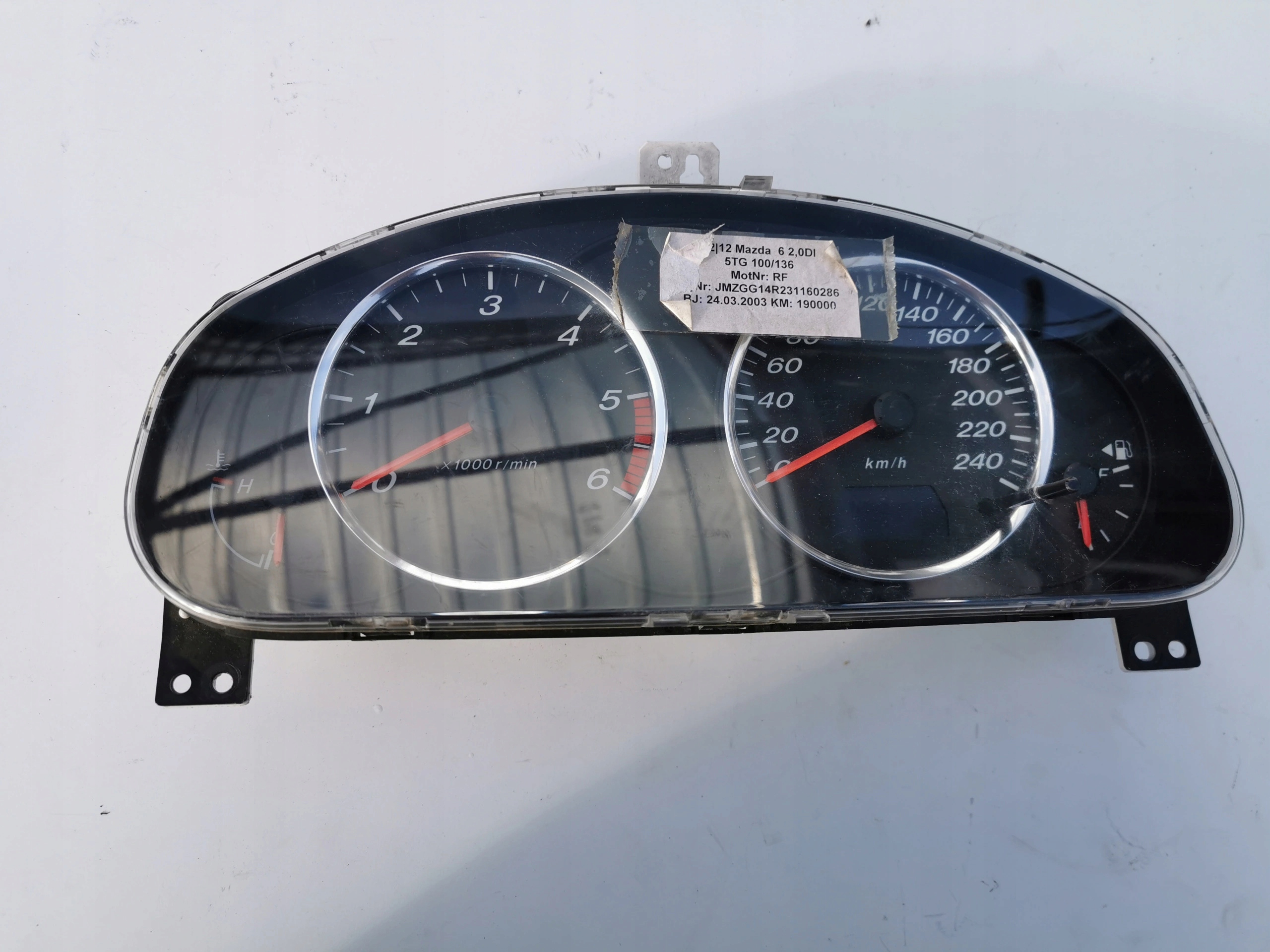 dials PREDKOSCIOMIERZ MAZDA 6 JG GJ6W C