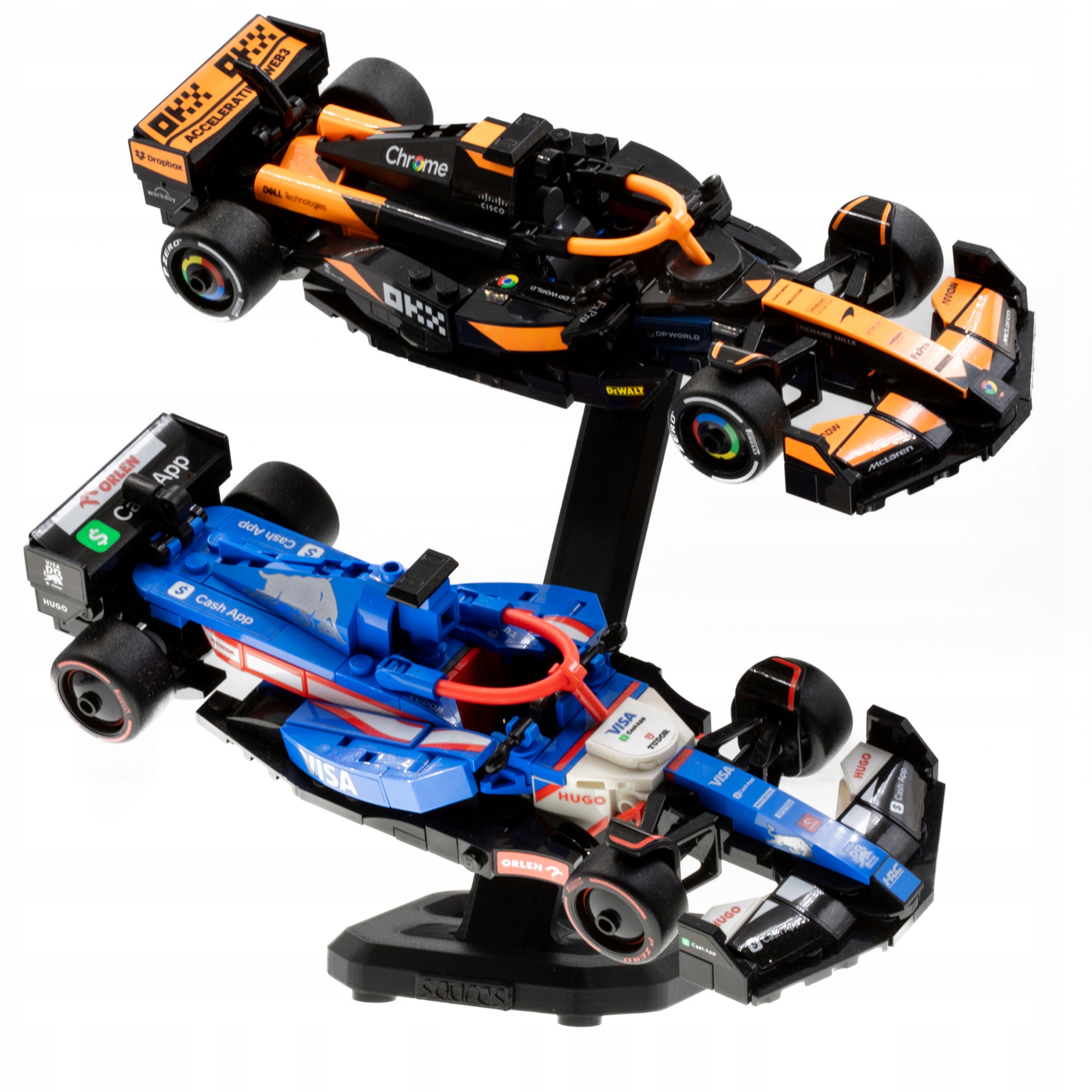 Stojak na auta Lego Speed Champions F1 Podstawka na formuły 2 poziomy