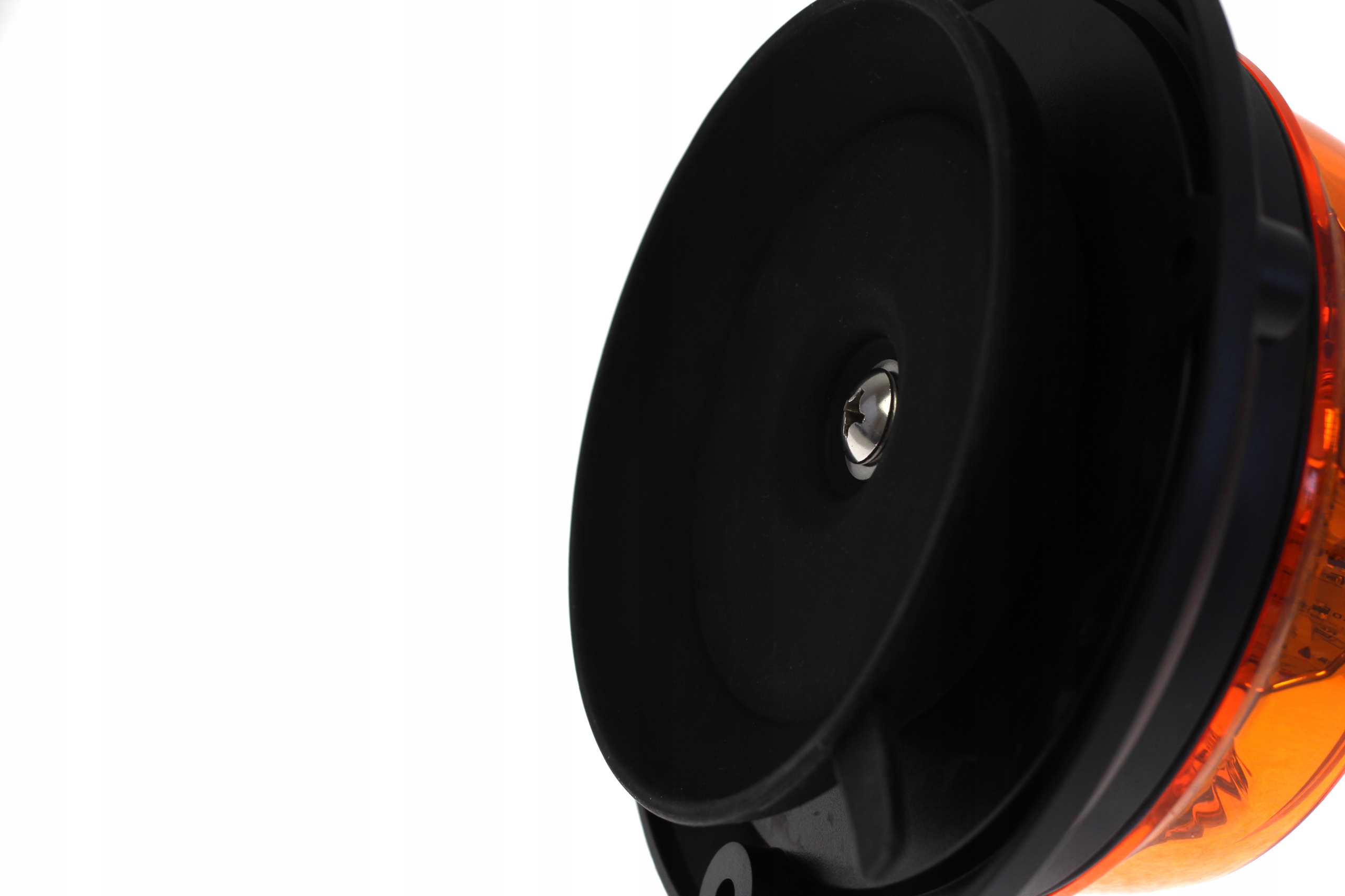 LAMPA OSTRZEGAWCZA KOGUT PLASKI LED 12 24V MAGNES Color orange