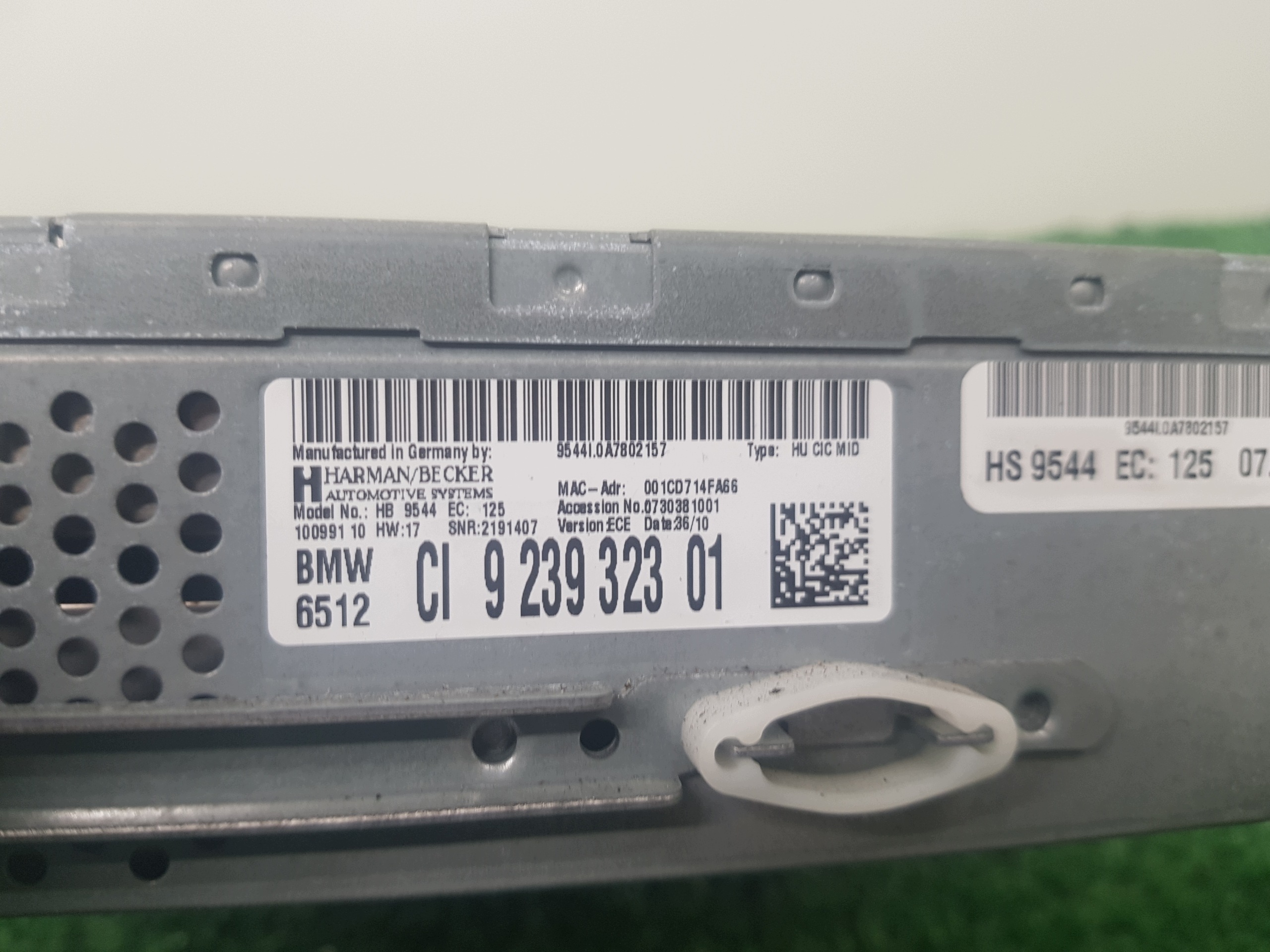 RADIO industrial navigation KOMPLET PANEL display BMW E91 9240956 2010