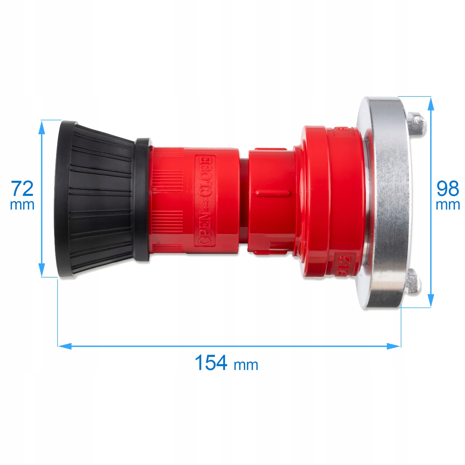 PRĄDOWNICA STRAŻACKA Wodna Pistolet Działko do Węża Strażackiego 2" Cale EAN (GTIN) 5902143919391