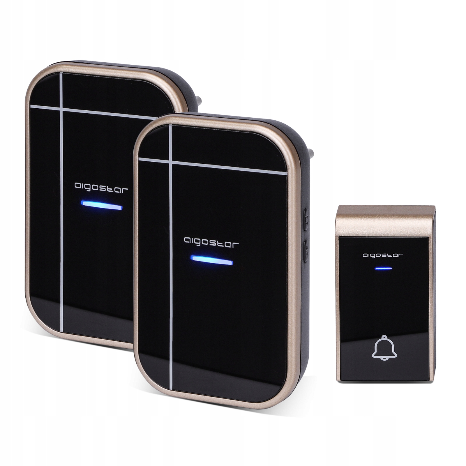 

Dzwonek Bezprzewodowy 1-Przycisk 2-Odbiorniki 230V