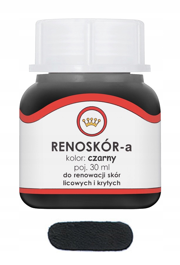 

Renoskór Farba Lakier Do Skóry Czarny 30ml