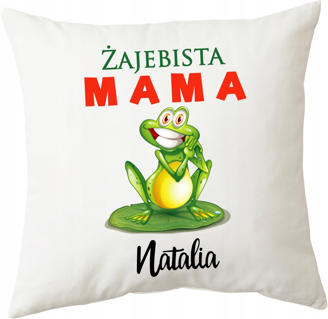PODUSZKA + KUBEK dla MAMY Żajebista Mama + IMIĘ Mamy Rodzaj gadżetu książkowy, komiksowy