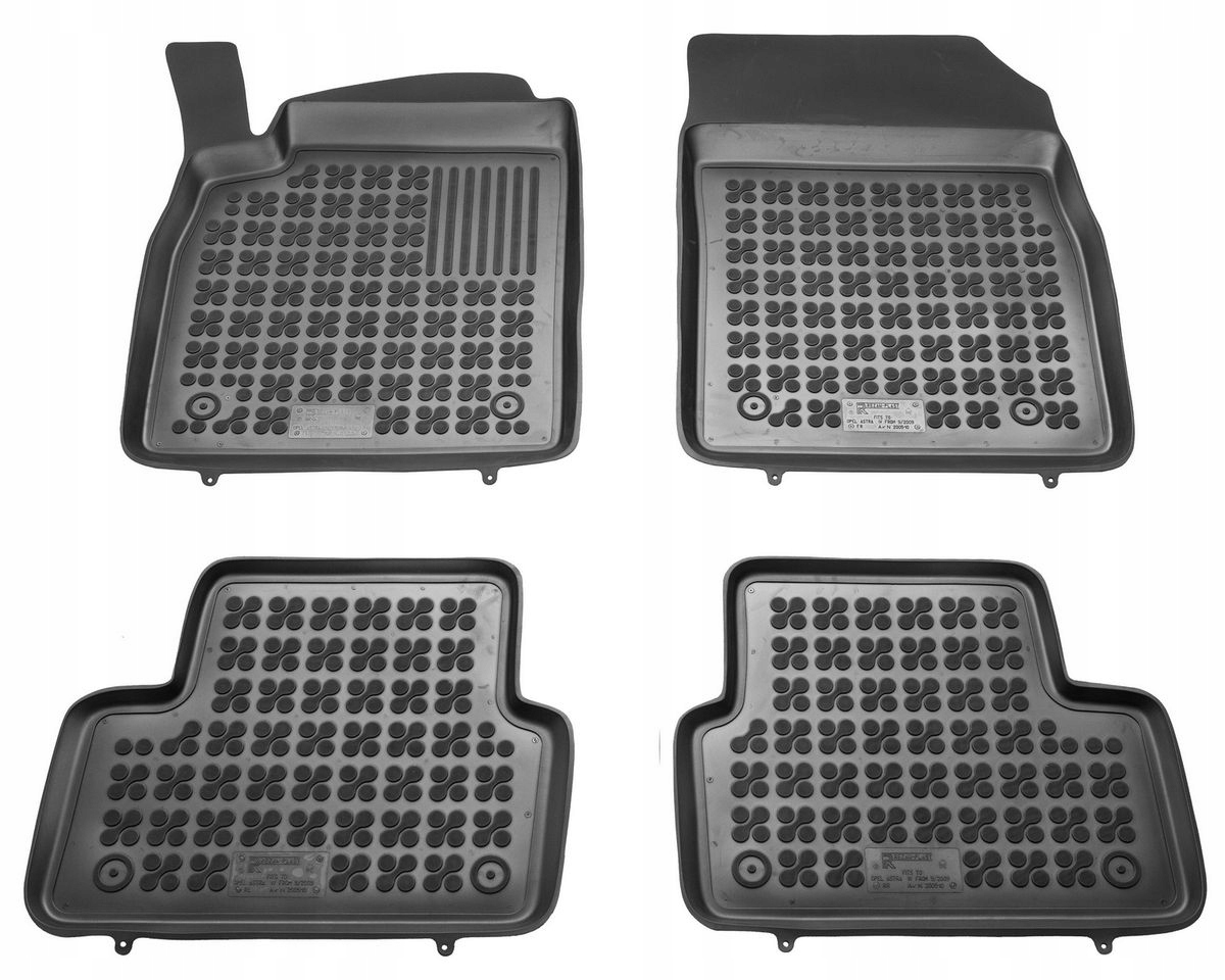 Dywaniki gumowe z burtą, Opel Astra J, 2009-2015