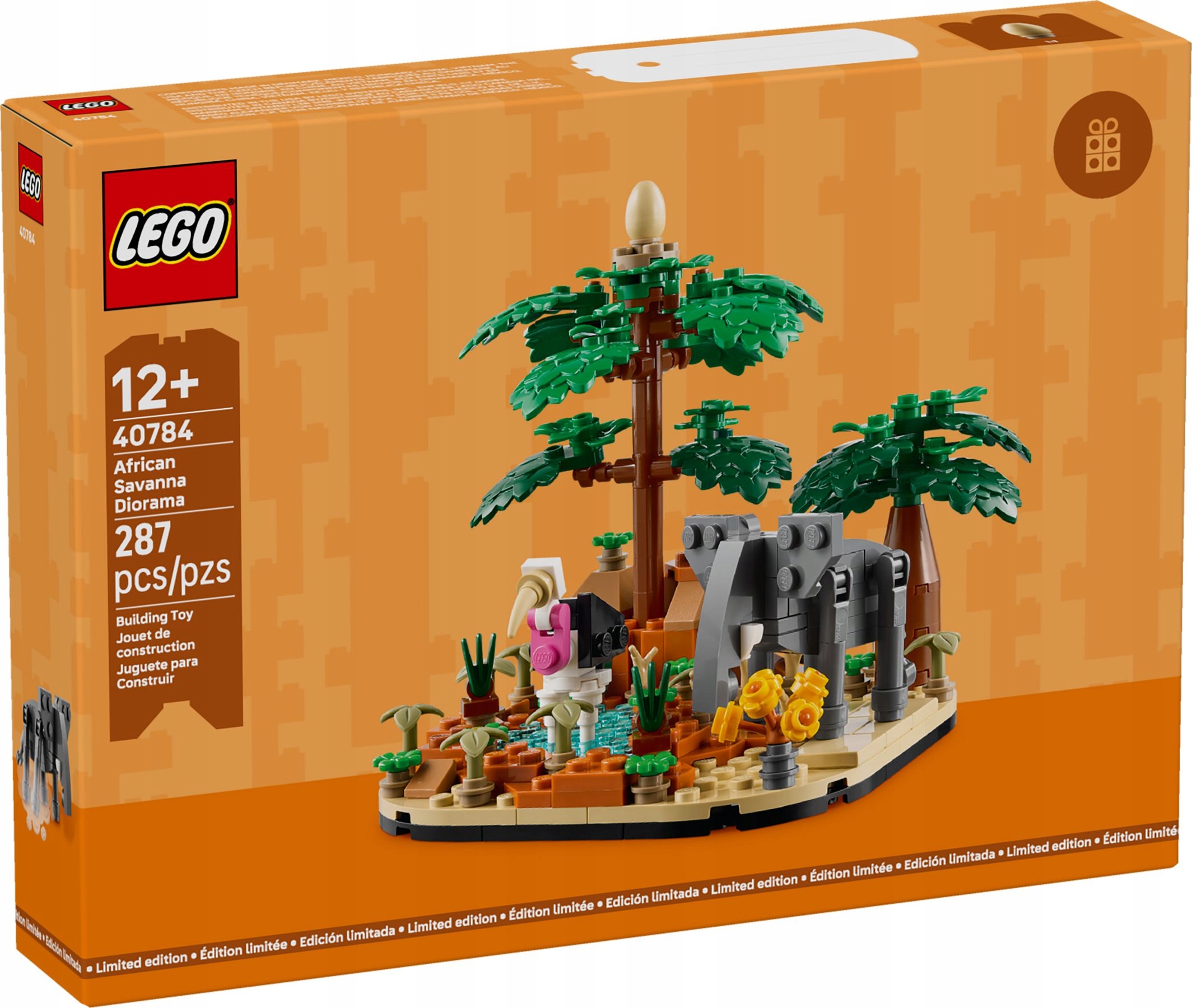 Lego 40784 Ideas Diorama s africkou savanou Stavebnice Nové jako dárek