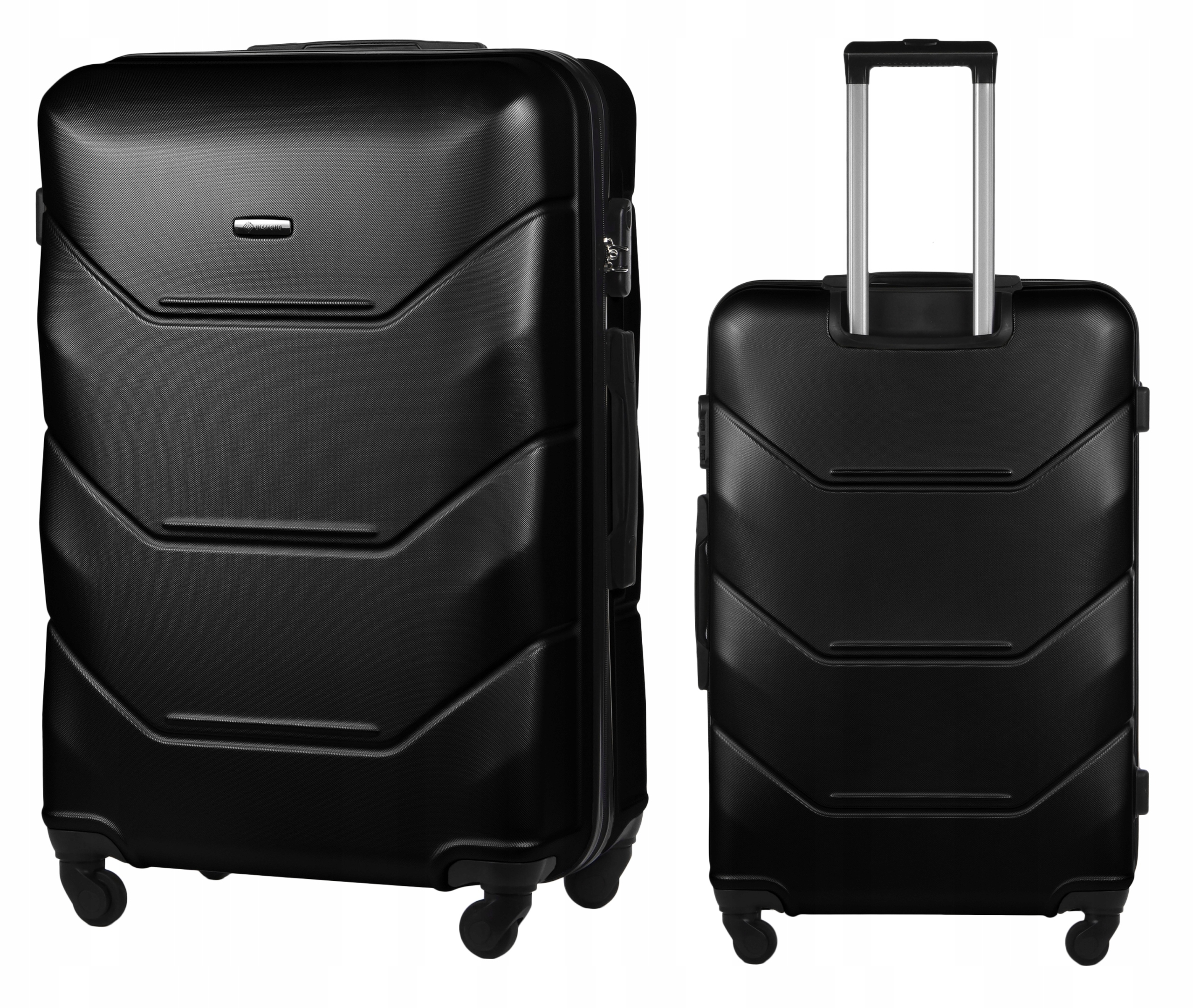 Walizka Duża Na Kółkach Podróżna Bagaż Diamond Czarna XL 28" A227 Abs