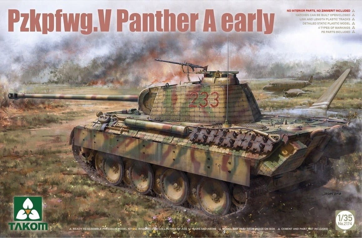 Takom 2174 1:35 Pz.Kpfw.V Panther A Early