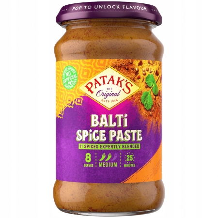 

Patak's Średnio ostra indyjska pasta Balti 283g