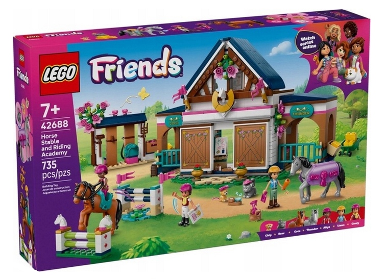 Lego 42688 Friends Hřebčín A Jezdecká Škola