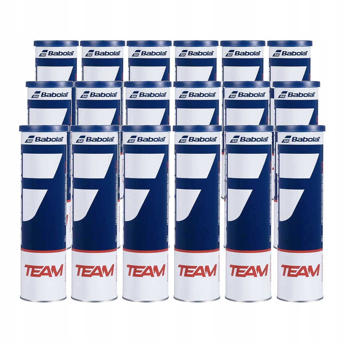 Tenisové míčky Babolat Team 18 x 4 ks