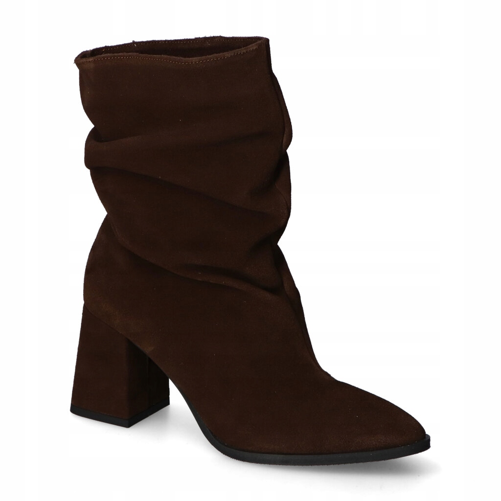 Kotníkové Boty Flisella 4216 v Čokoláda semišové barvě, velikost 35