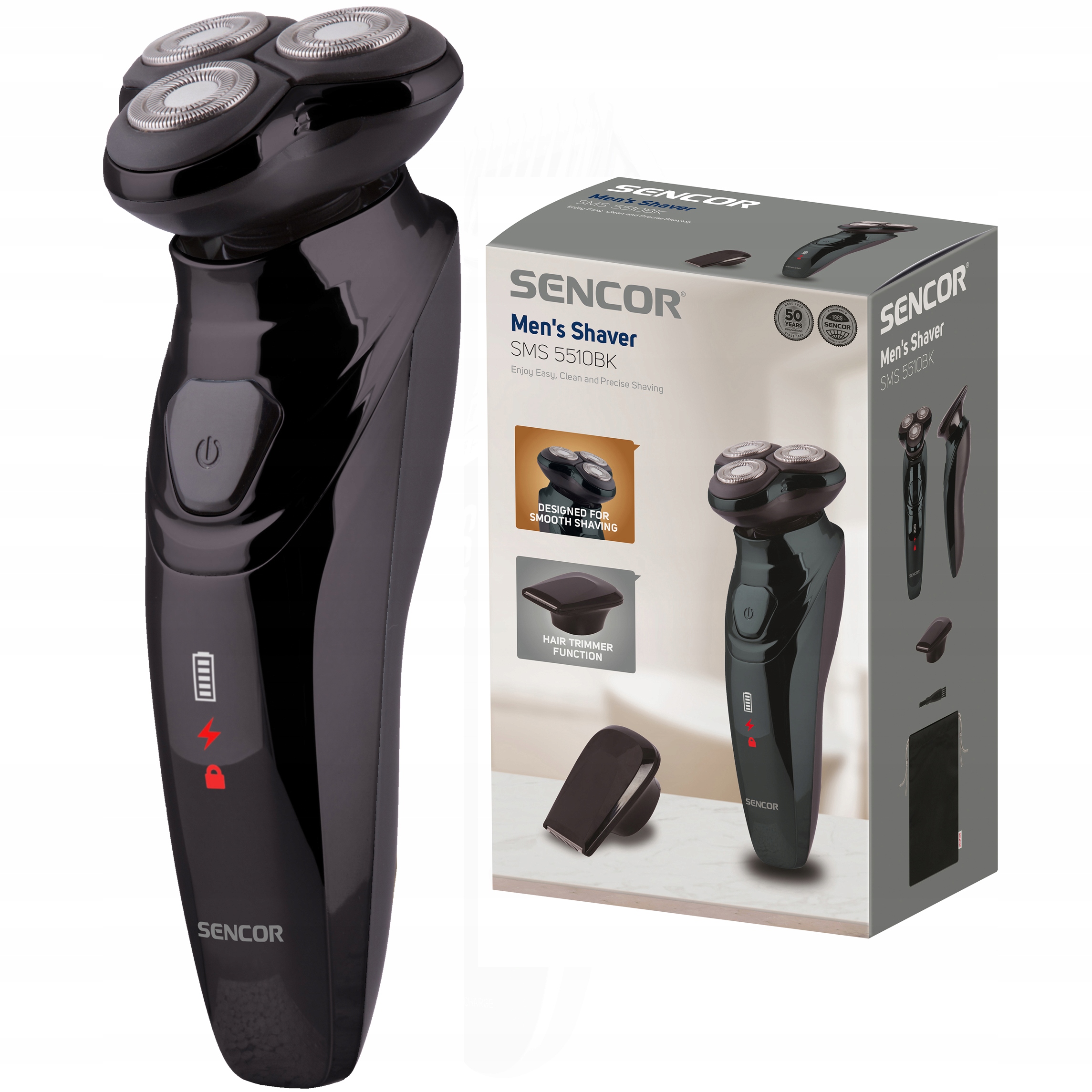 Elektryczna Maszynka do Golenia Męska Sms 5510BK